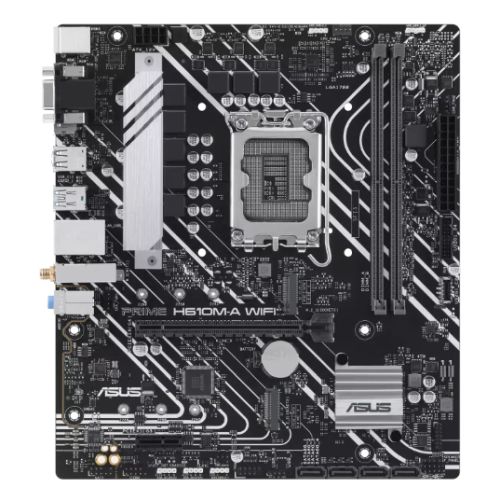 ASUS Prime H610M-A WiFi Micro ATX Motherboard - LGA1700 DDR5 ASUS Prime H610M-A WiFi Micro ATX Motherboard - LGA1700 DDR5